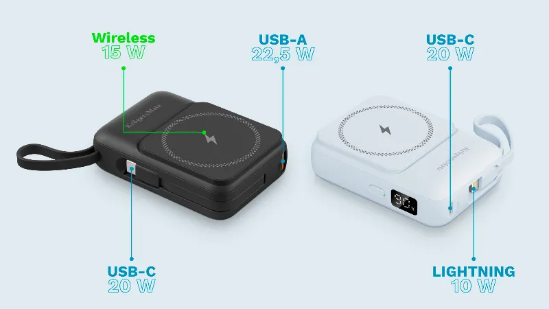 Power Bank 10000 MAH MAG Safe Kruger&Matz