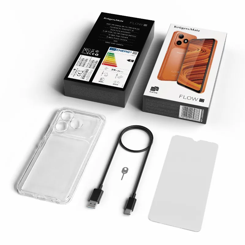 Smartphone 4GB/64GB Flow 12 Orange Kruger&Matz