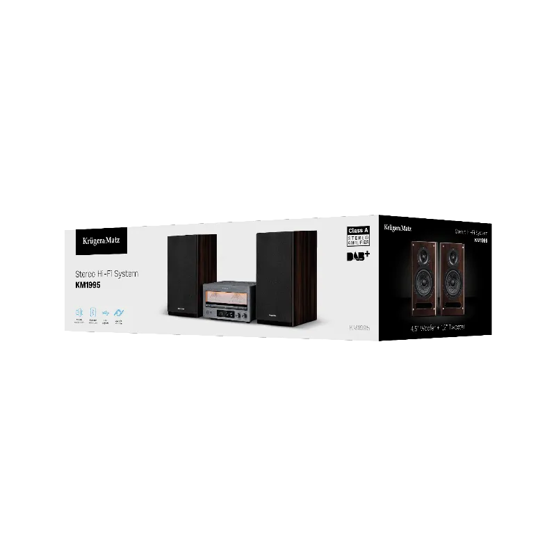 Sistem Hi-Fi CD USB BT FM DAB+ Kruger&Matz