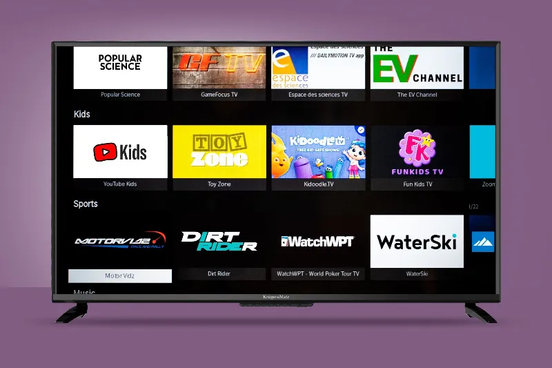 TV Full HD 40 Inch 101CM Smart Vidaa Kruger&Matz
