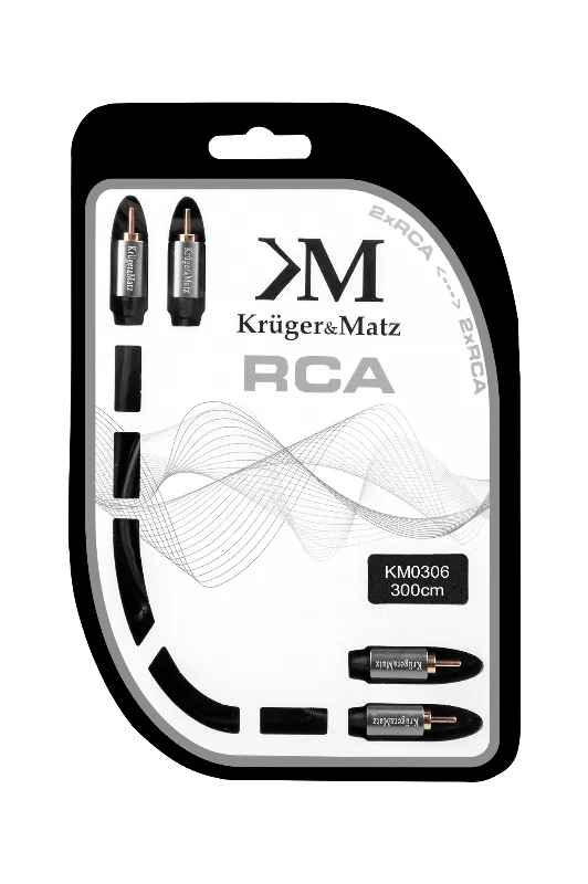 Cablu 2RCA-2RCA 3.0M Kruger&Matz