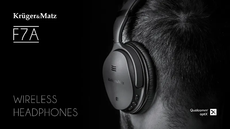 Casti Audio Bluetooth Anc F7A Kruger&Matz