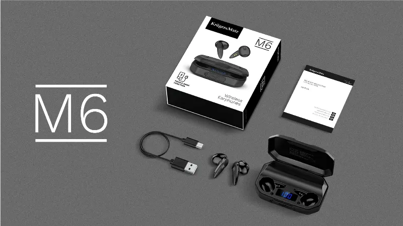 Casti Bluetooth 5.1 M6 Kruger&Matz