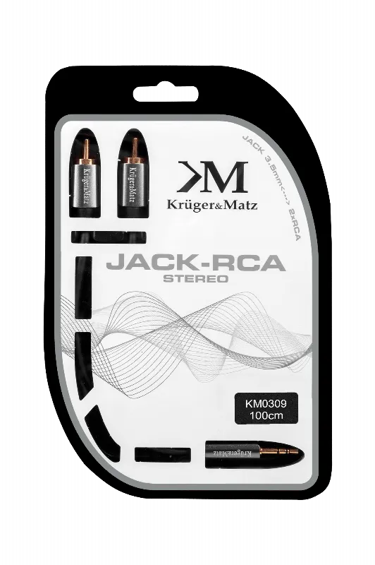 Cablu 3.5-2RCA 1.0M Kruger&Matz