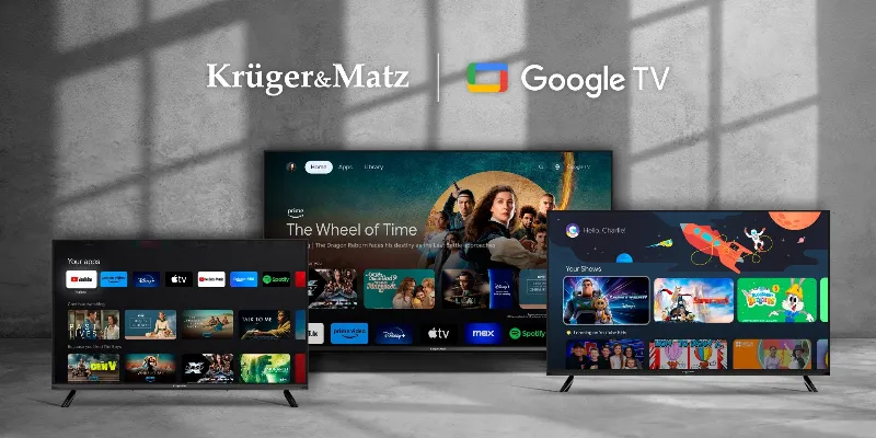 Google Smart TV 40 Inch 101CM H265 HEVC Kruger&Matz