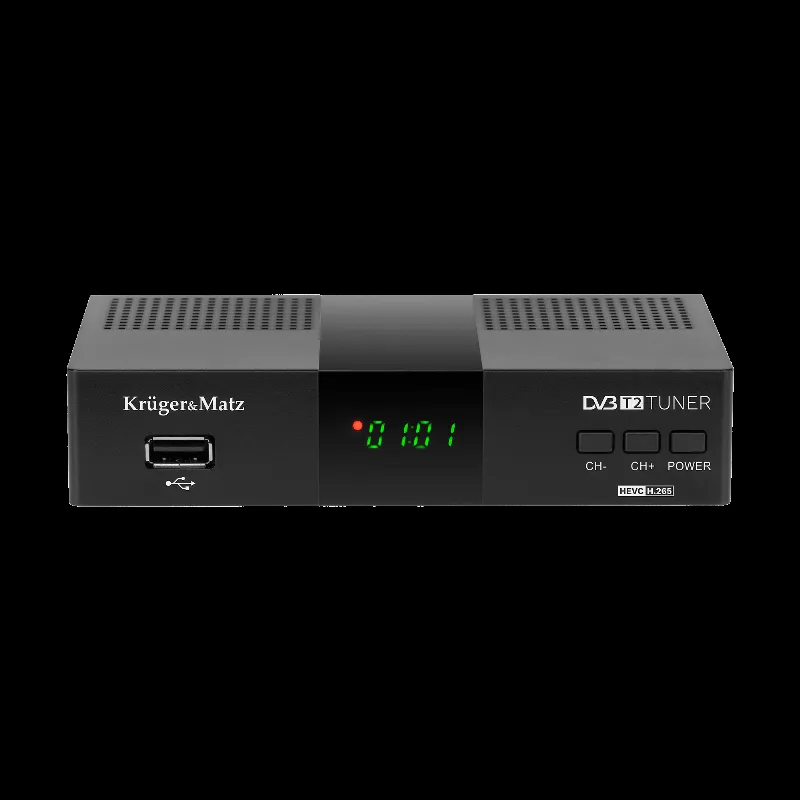 Tuner DVB-T2 H.265 HEVC Kruger&Matz