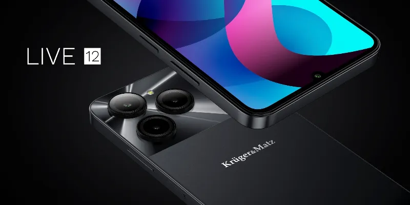 Smartphone Live 12 Negru Kruger&Matz