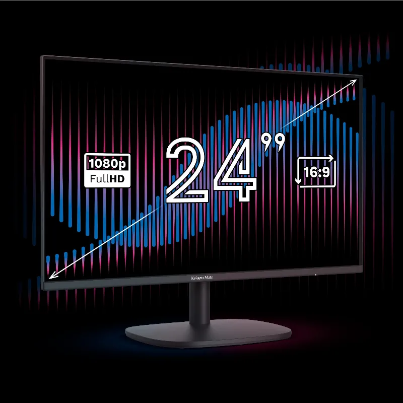 Monitor Ips E-LED 100HZ 4MS 24 Inch Kruger&Matz