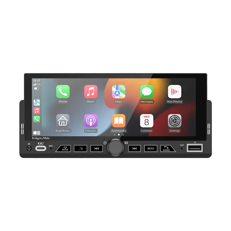 Player Auto 1 din 4X60W Carplay Androidauto Kruger&Matz