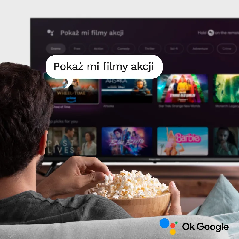 Google Smart TV 50 Inch 126CM Ultrahd 4K Kruger&Matz