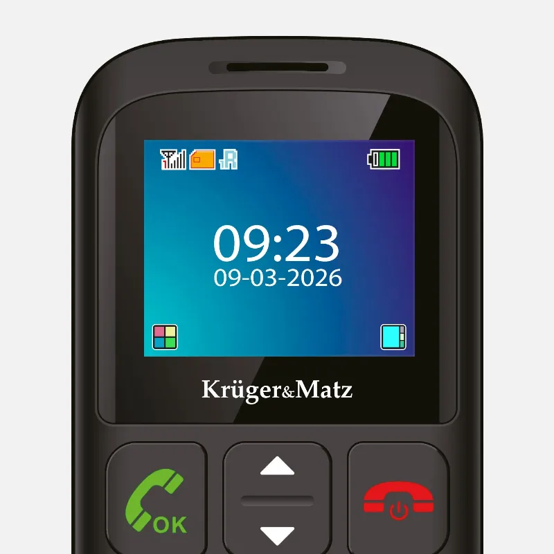 Telefon GSM Seniori Buton SOS Kruger&Matz