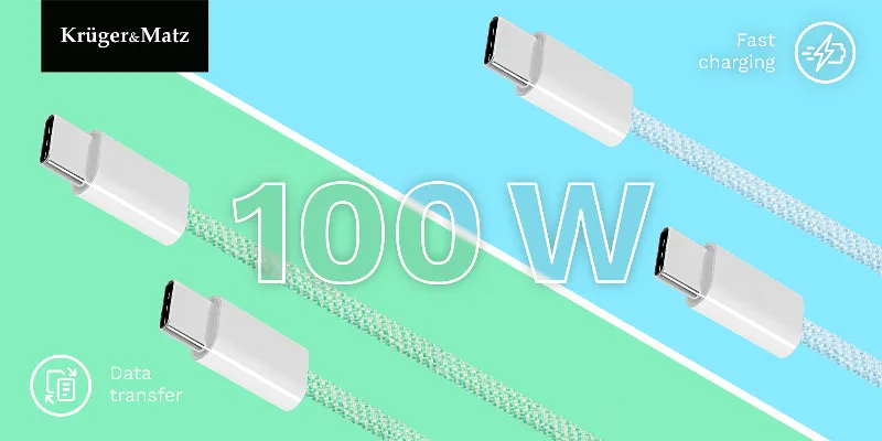 Cablu USB Type C - Type C 100W 1M Kruger&Matz