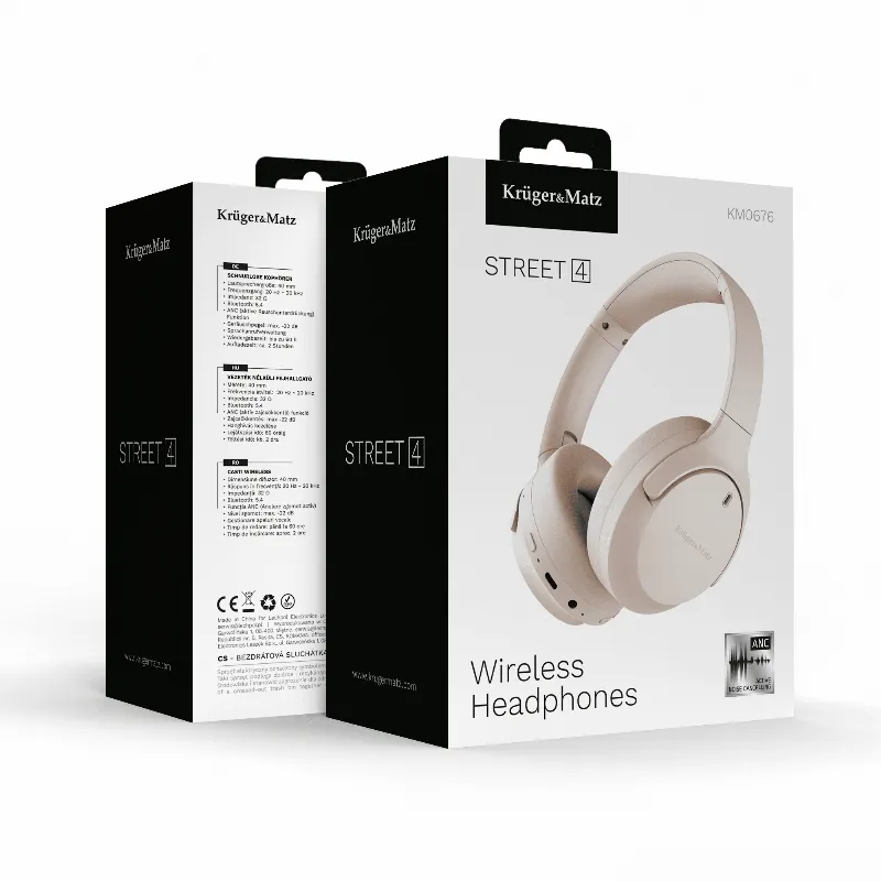 Casti Wireless cu Anc Street 4 Kruger&Matz