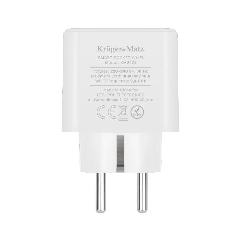 Priza Smart Wifi Connect P3 Tuya Kruger&Matz
