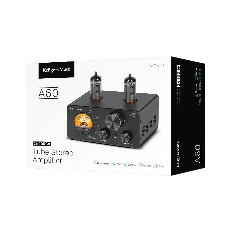 Amplificator Stereo Lampi 6K4 2X100W A60 Kruger&Matz