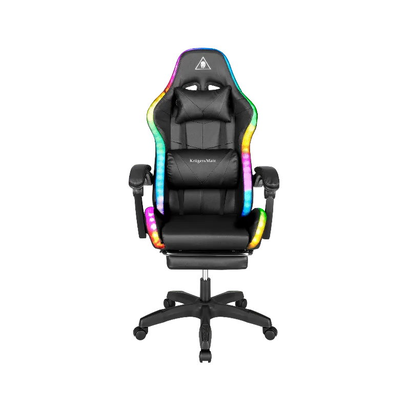 Scaun Gaming Gx-150 Negru LED Masaj Kruger&Matz