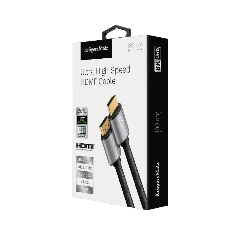 Cablu HDMI - HDMI 8K V 2.1 1.8M Kruger&Matz