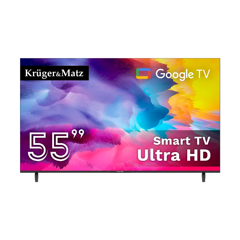 Google Smart TV 5.0 55 inch 141CM Ultrahd 4K Kruger&Matz
