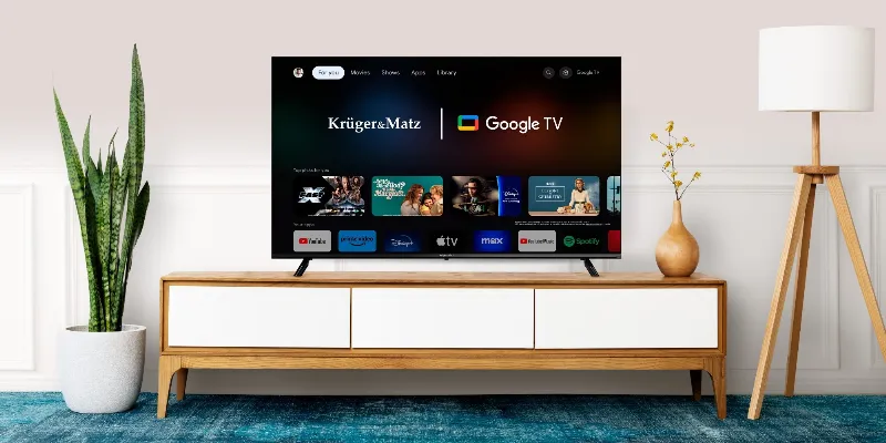 Google Smart TV 55 Inch 141CM Ultrahd 4K Kruger&Matz