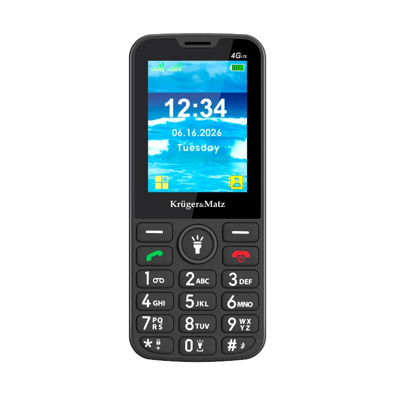 Telefon GSM Seniori 4G Buton SOS Kruger&Matz