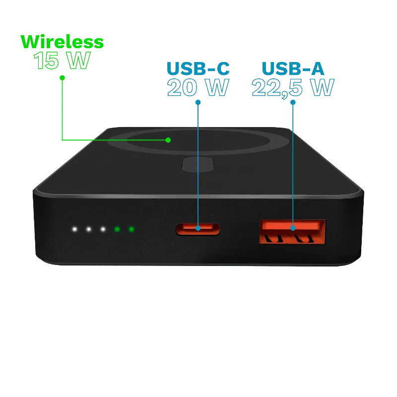 Power Bank 10000 MAH MAG Safe Kruger&Matz