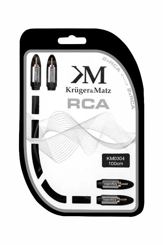 Cablu 2RCA-2RCA 1.0M Kruger&Matz
