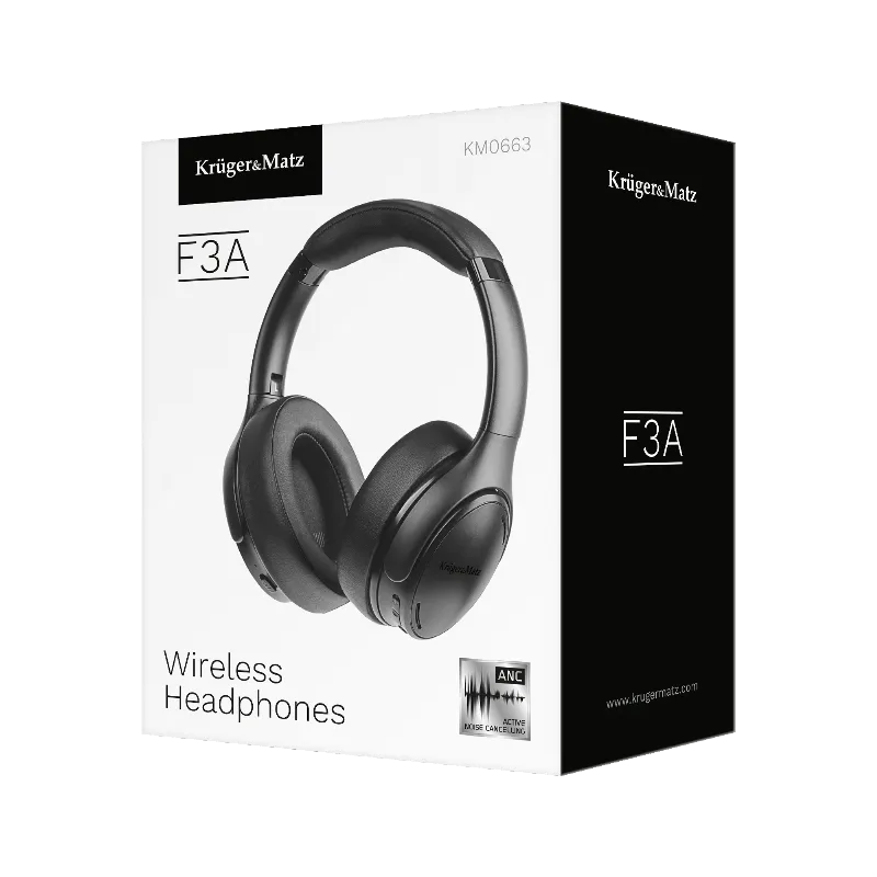 Casti Audio Anc Bluetooth F3A Kruger&Matz