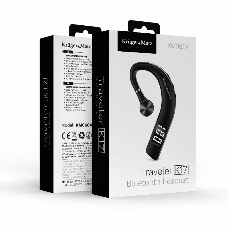 Headset Bluetooth 5.2 K17 Kruger&Matz