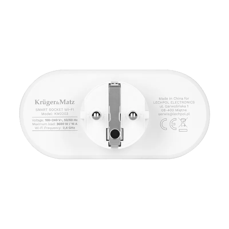 Priza Smart Wifi Connect P5 Tuya Kruger&Matz