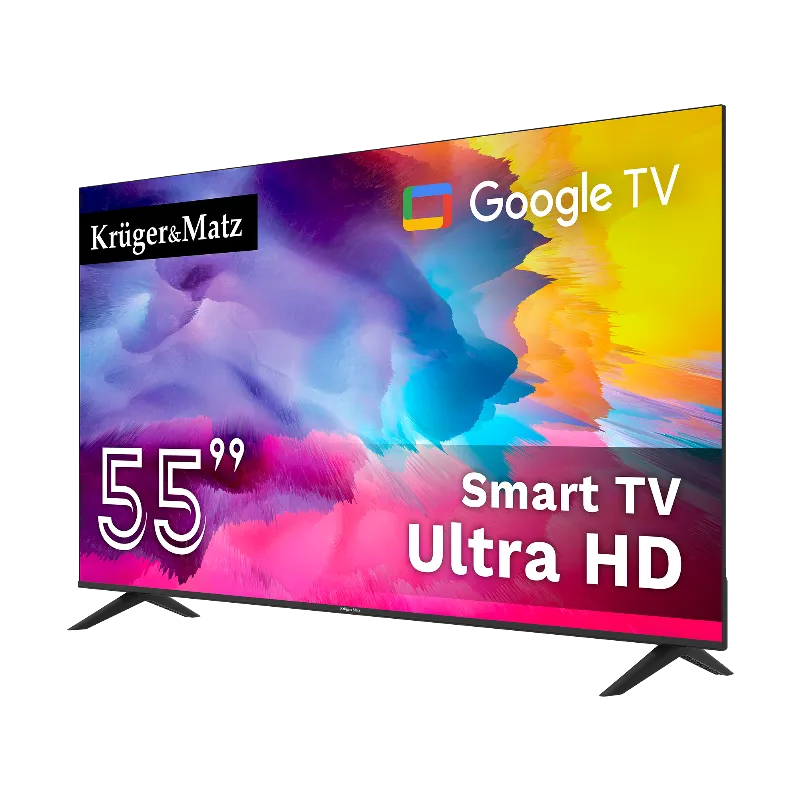 Google Smart TV 5.0 55 inch 141CM Ultrahd 4K Kruger&Matz