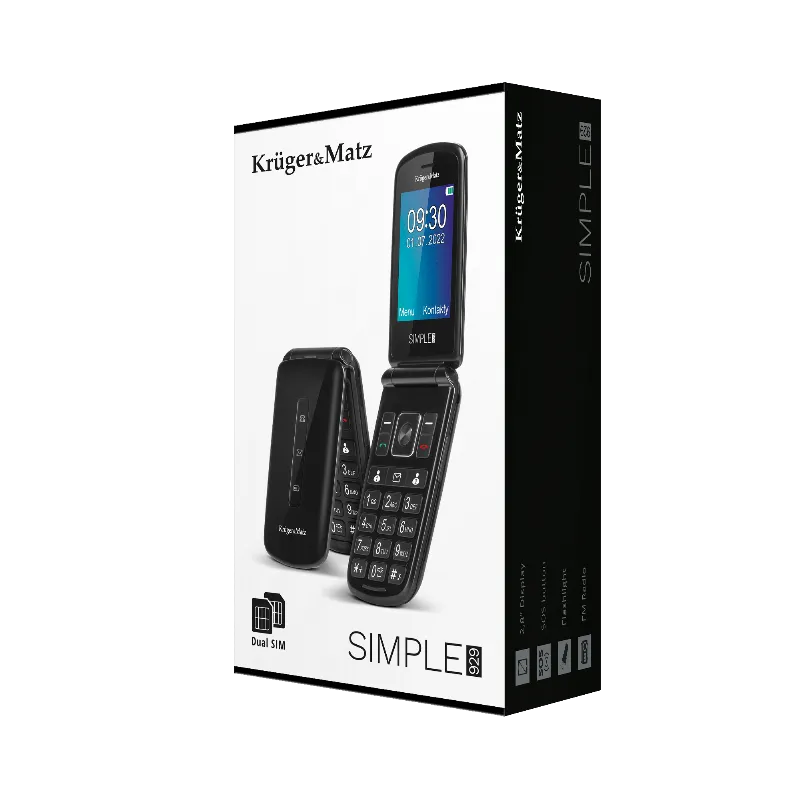 Telefon GSM Seniori 929 Buton SOS Kruger&Matz