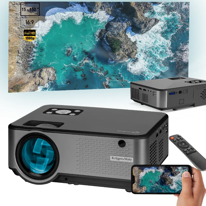 Videoproiector LED cu Wi-Fi Full HD V-LED60 Resigilat