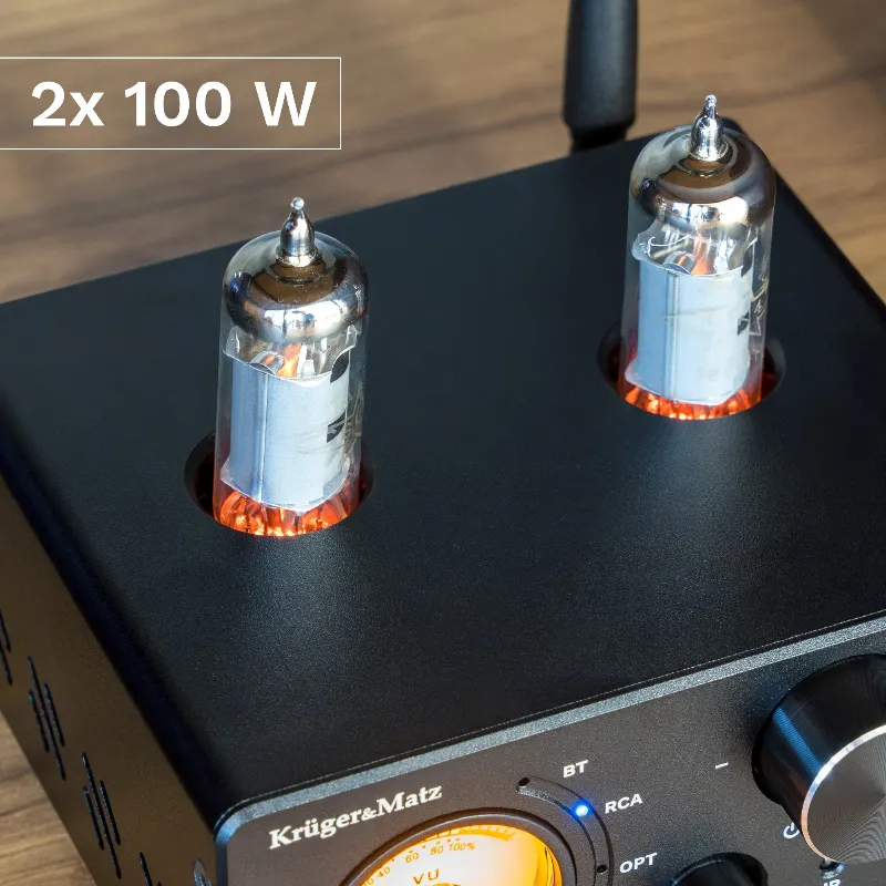 Amplificator Stereo Lampi 6K4 2X100W A60 Kruger&Matz