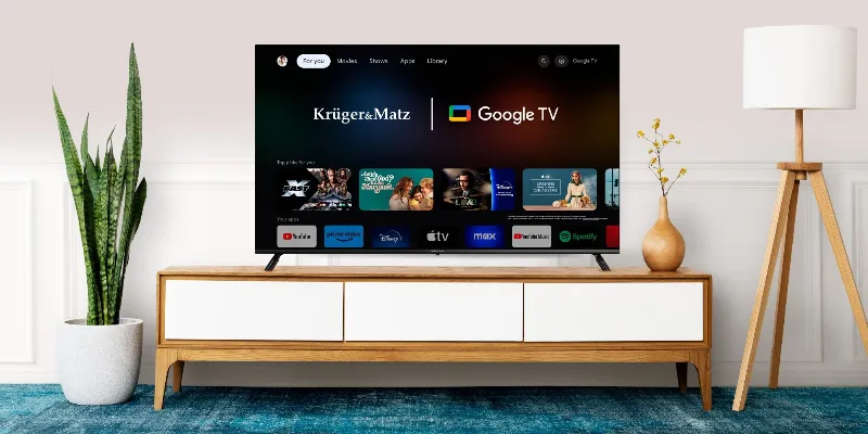 Google Smart TV 65 Inch 163CM Ultrahd 4K Kruger&Matz
