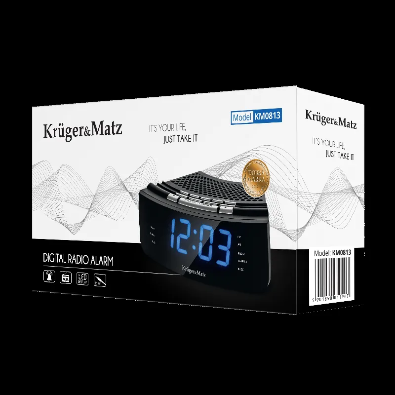 Radio cu Ceas Dual Alarm Kruger&Matz