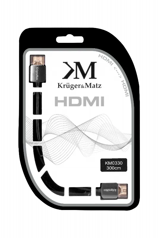 Cablu HDMI - HDMI 4K UHD 3.0M Kruger&Matz