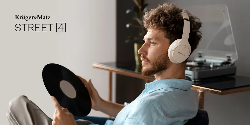 Casti Wireless cu Anc Street 4 Kruger&Matz