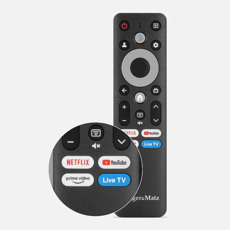 Google Smart TV 5.0 55 inch 141CM Ultrahd 4K Kruger&Matz