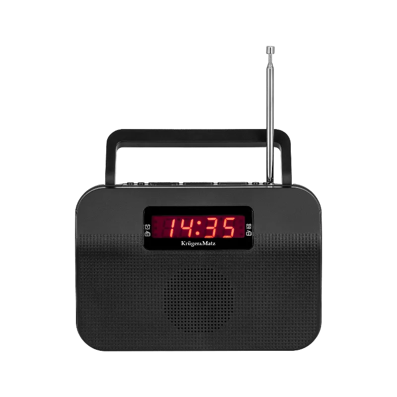 Radio AM FM Portabil cu Alarma Kruger&Matz