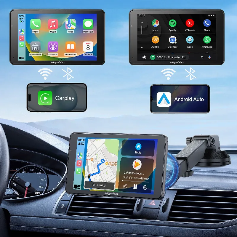 Statie Multimedia Android Auto Apple Car Kruger&Matz