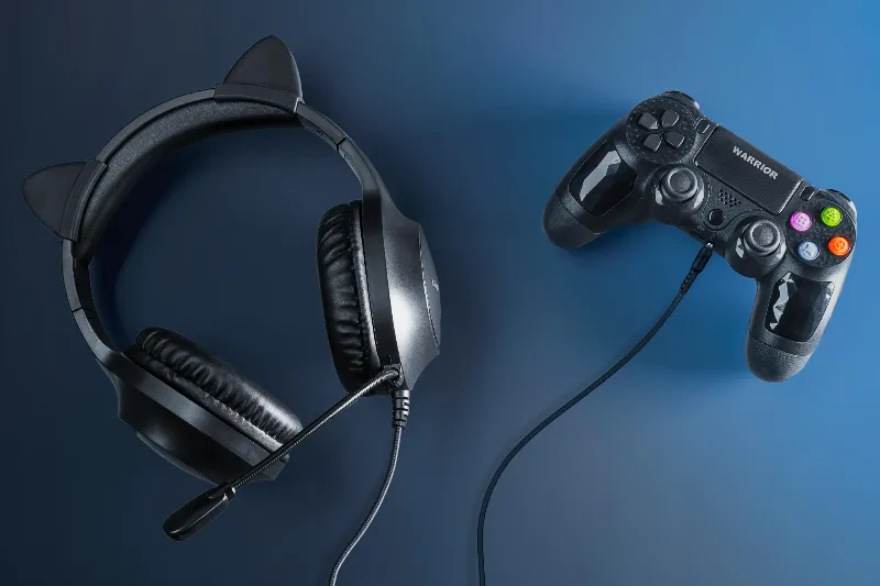 Casti Gamer Kids Kruger&Matz Roz