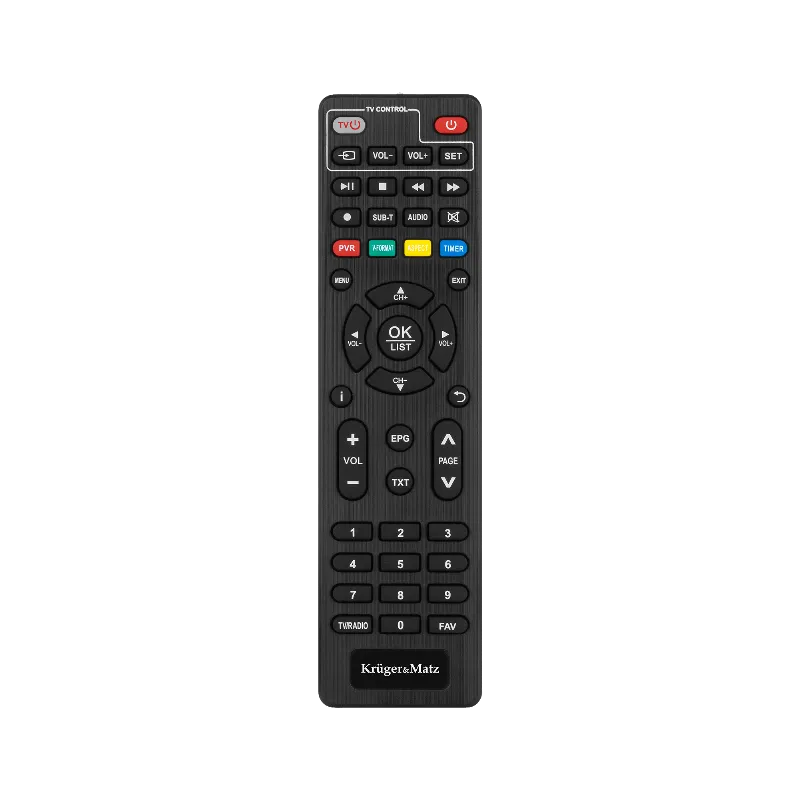 Tuner DVB-T2 H.265 HEVC Kruger&Matz