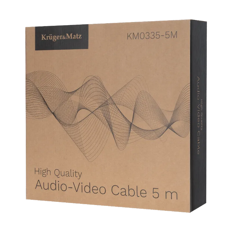 Set Cablu Difuzor Mufe Banana X2 Cupru 15AWG 5M K&M