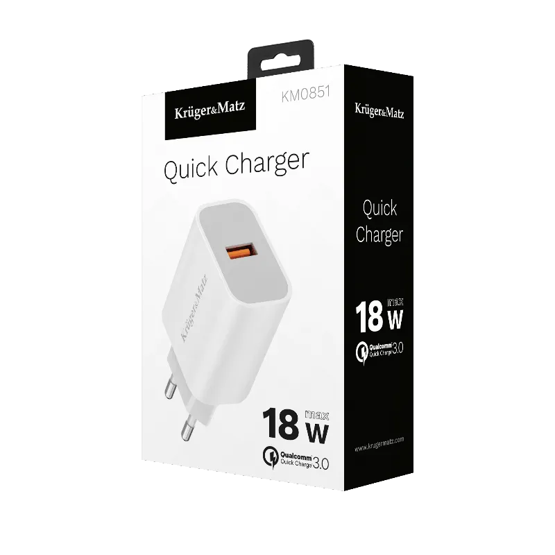 Incarcator Retea Quick Charge 3.0 18W Kruger&Matz