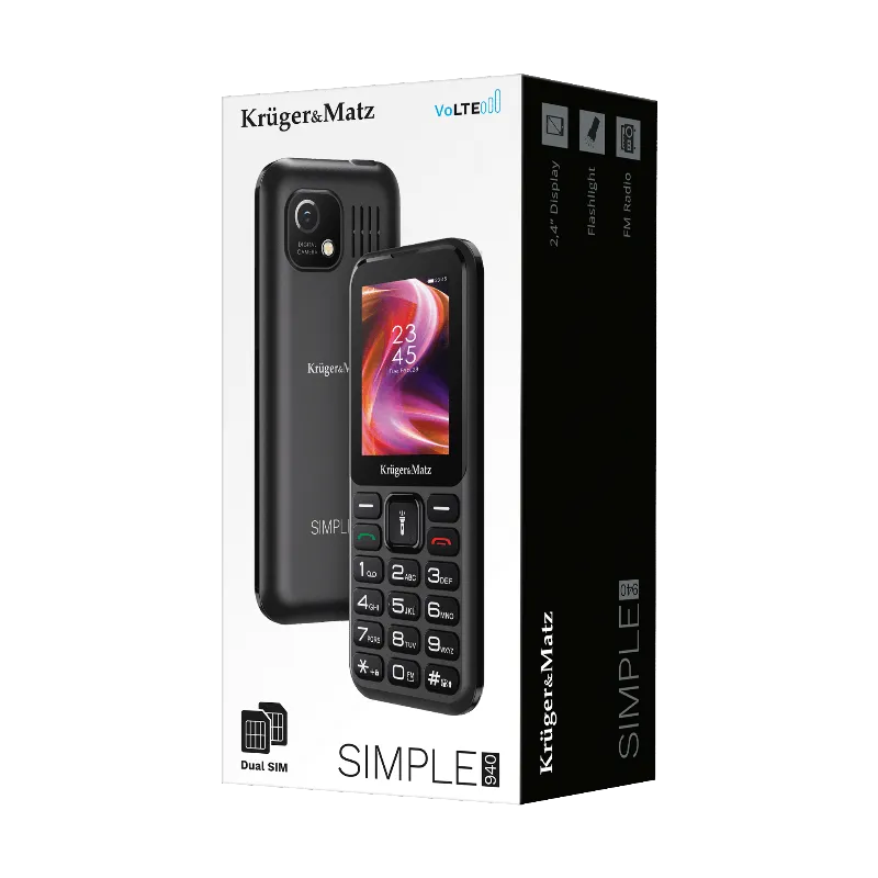 Telefon GSM 4G Simple Kruger&Matz