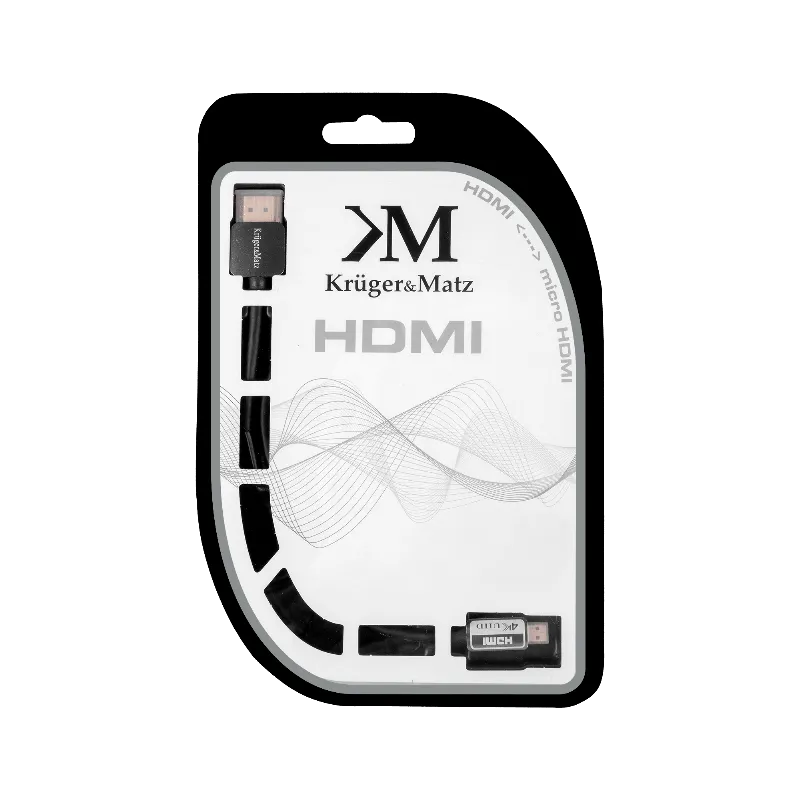 Cablu  HDMI A-HDMI D 3.0M Kruger&Matz