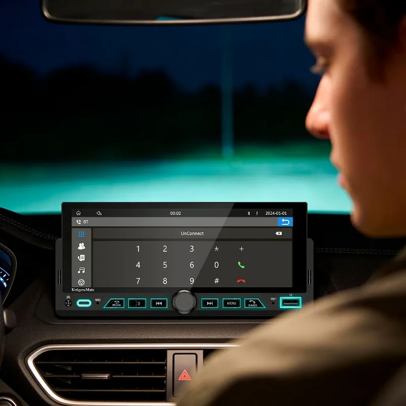Player Auto 1 din 4X60W Carplay Androidauto Kruger&Matz