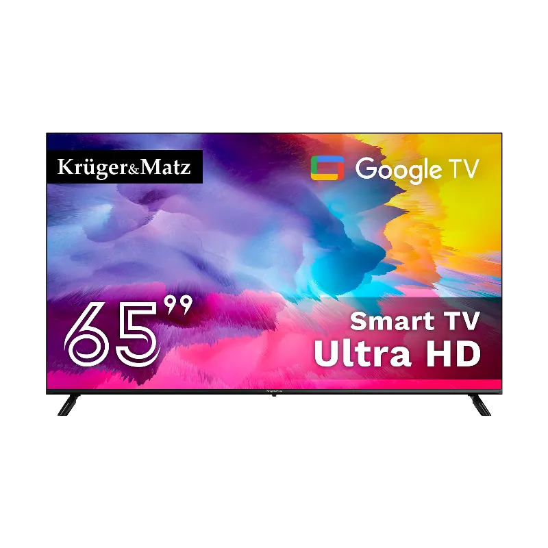 Google Smart TV 65 Inch 163CM Ultrahd 4K Kruger&Matz