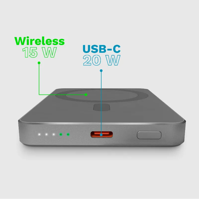 Power Bank 5000 MAH MAG Safe Kruger&Matz